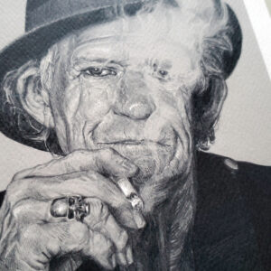 Portrait de Keith Richards